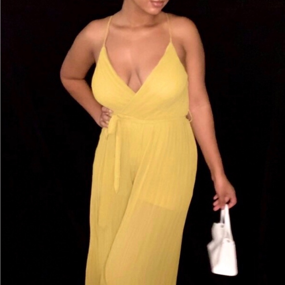 Yellow Women's Jumpsuit